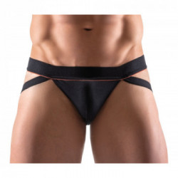 Svenjoyment Men's Jock - Slip, Uomo, Elasticizzato, Nero, Taglia XL
