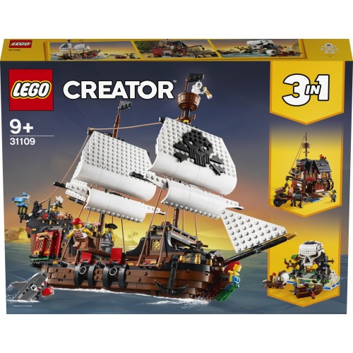 Lego Creator 3-in-1 31109 - Galeone dei pirati