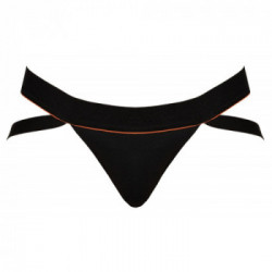 Svenjoyment Men's Jock - Slip, Uomo, Elasticizzato, Nero, Taglia L