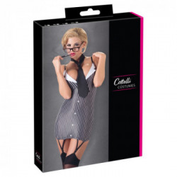Cottelli Costumes Secretary - Vestito da Segretaria, Sensuale, Scollatura Profonda, Taglia XL