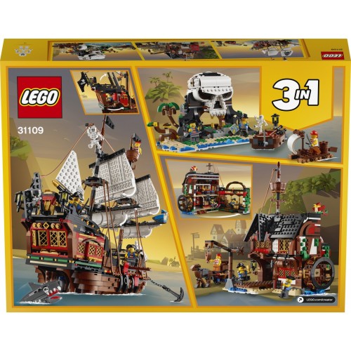 Lego Creator 3-in-1 31109 - Galeone dei pirati