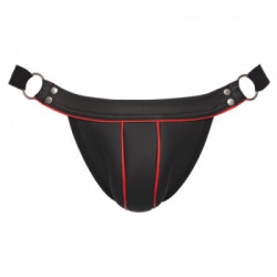 Svenjoyment Men's Jock String - Slip, Uomo, Eccitante, Nero, Taglia S-M