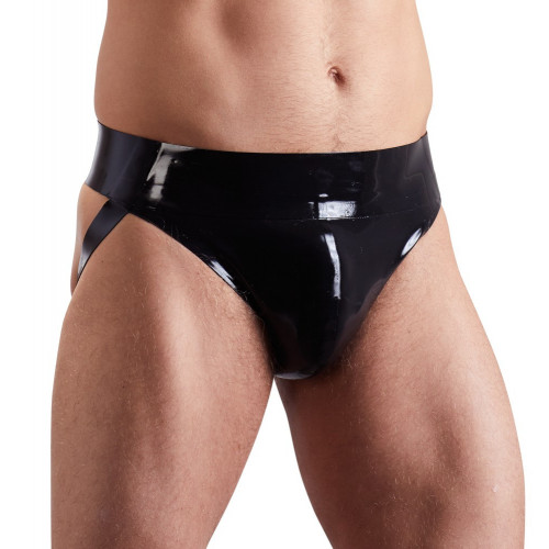 Late X Men's Latex Jockstrap - Slip, Lattice,...