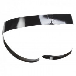 Late X Men's Latex Jockstrap - Slip, Lattice, Festish, Nero, Taglia L