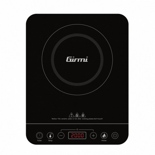 Girmi PI03 Nero Superficie piana A induzione 1...