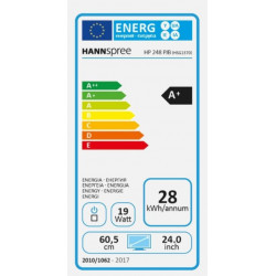 Hannspree Hanns.G HP 248 PJB 60,5 cm (23.8") 1920 x 1080 Pixel Full HD LED Nero