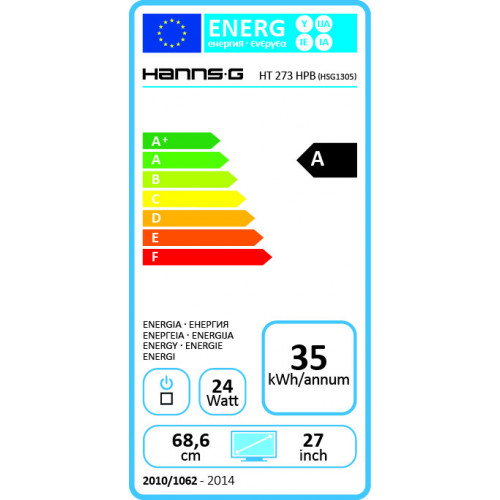 Hannspree HT 273 HPB monitor touch screen 68,6...