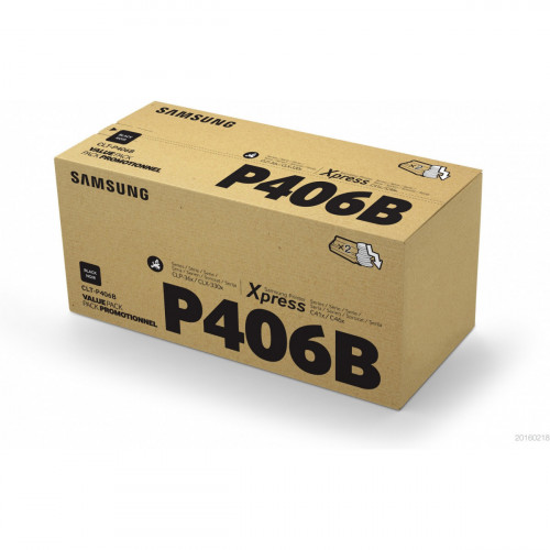 Samsung CLT-P406B Originale Nero 2 pezzo(i)