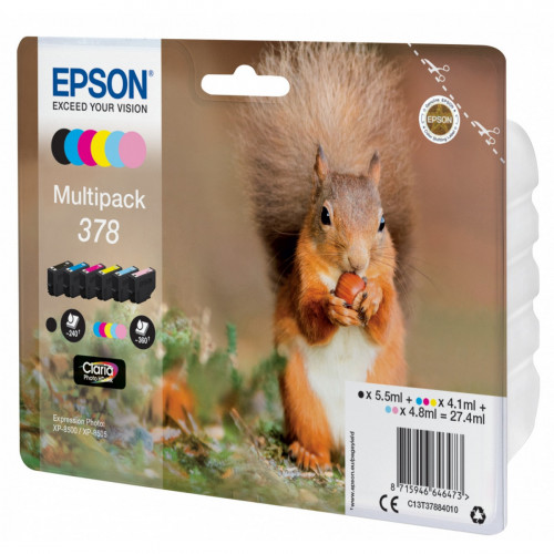 Epson Squirrel Multipack 6-colours 378 Claria...