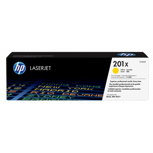 HP 201X cartuccia toner 1 pz Originale Giallo