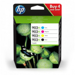HP 903XL cartuccia d'inchiostro 4 pz Originale Resa elevata (XL) Nero, Ciano, Magenta, Giallo