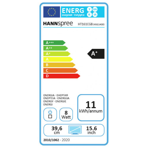 Hannspree HT 161 CGB monitor touch screen 39,6...