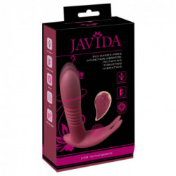 Javida RC Hands Free 3 - Vibratore con Telecomando, Rotazione, Funzione Shock, Impermeabile, Ricaricabile