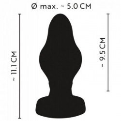 Anos Super Soft Butt - Plug Anale in Silicone, 9.5 cm, Ø max. 5 cm