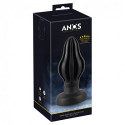 Anos Super Soft Butt - Plug Anale in Silicone, 13.7 cm, Ø max 3.5 cm