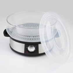 Girmi VP26 pentola a vapore 3 cestello/i Nero, Argento Libera installazione 750 W