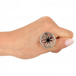 Anos Metal Cage Butt - Plug Anale in Acciaio Inossidabile, 5.6 cm, Ø 2.8 cm