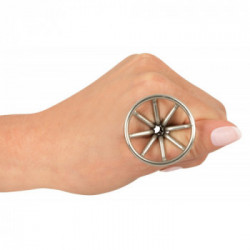 Anos Metal Cage Butt - Plug Anale in Acciaio Inossidabile, 7,8 cm, Ø 3,8 cm