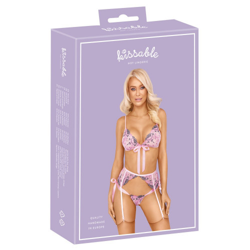 Kissable BH Set - Completino Intimo Rosa con...