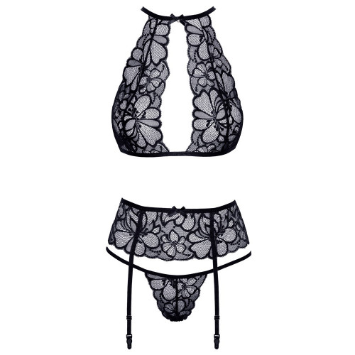 Kissable Floreal 2 - Completino Intimo Nero in...