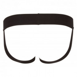 Svenjoyment Men's Jockstrap - Slip, Rete, Cintura, Nero, Taglia 2XL