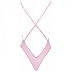 Kissable Floreal BY - Body Rosa con Ricami Floreali, Taglia S-M