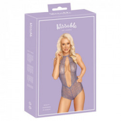 Kissable Lavanda B - Body in Pizzo, Color Lavanda, Taglia S-M