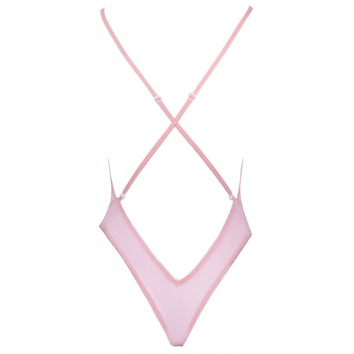 Kissable Floreal BY - Body Rosa con Ricami...