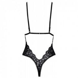 Kissable Delicate Lace - Body in Pizzo Nero, Taglia S-M