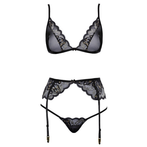 Kissable BH Set - Completino Intimo Nero con...