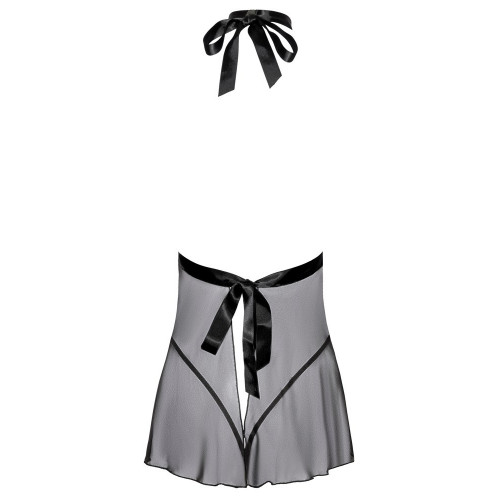 Kissable Open Back - Babydoll Trasparente Nero...