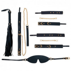 Bad Kitty Bondage - Set da 6 Accessori Bondage, Blu Scuro