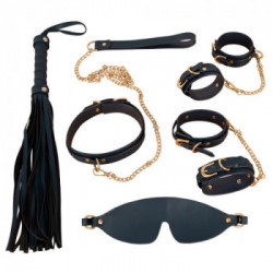 Bad Kitty Bondage - Set da 6 Accessori Bondage, Blu Scuro