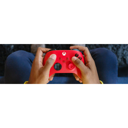Microsoft Pulse Red Rosso Bluetooth/USB Gamepad...