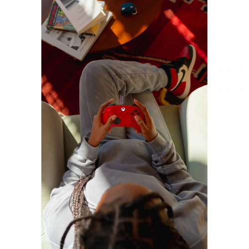 Microsoft Pulse Red Rosso Bluetooth/USB Gamepad...