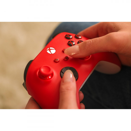 Microsoft Pulse Red Rosso Bluetooth/USB Gamepad...