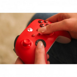 Microsoft Pulse Red Rosso Bluetooth/USB Gamepad Analogico/Digitale Xbox, Xbox One, Xbox Series S, Xbox Series X