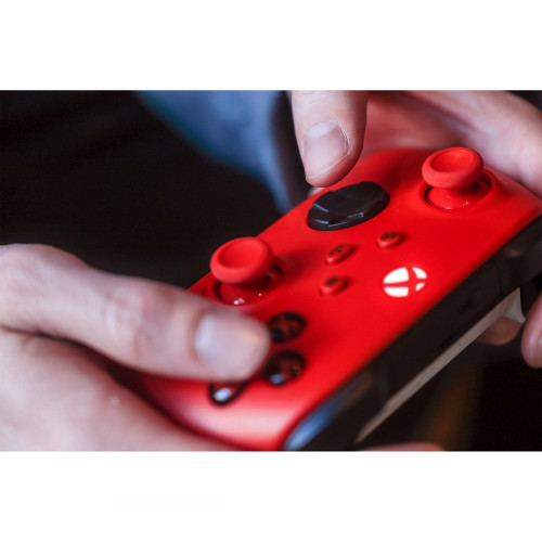 Microsoft Pulse Red Rosso Bluetooth/USB Gamepad...