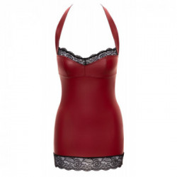 Cottelli Party Halterneck Dress XL - Miniabito, Aderente, Portacollo, Scollatura, Rosso, Taglia XL