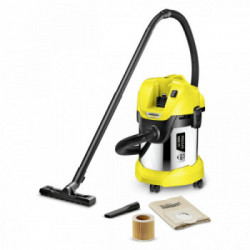 Kärcher WD 3 Battery Premium Nero, Giallo 17 L 300 W