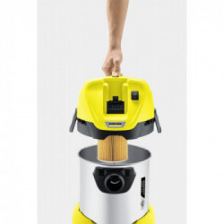 Kärcher WD 3 Battery Premium Nero, Giallo 17 L 300 W