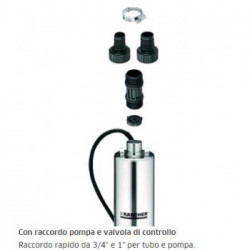 Karcher 1.645-422.0 Elettropompa Da Giardino BP 6 Deep Well 1000 W bar 5,5 Portata 5000 l/h