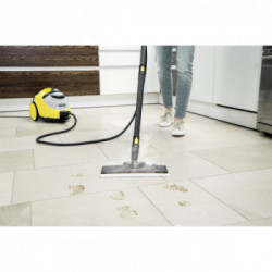 Kärcher SC 5 Easyfix - Pulitore a Vapore con Presa per Ferro da Stiro, 2200 W, Serbatoio 1,5 Litri