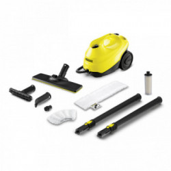 Kärcher SC 3 EasyFix Pulitore a vapore cilindrico 1 L 1900 W Nero, Giallo