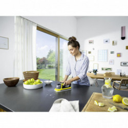 Kärcher KV 4 VibraPad - Aspiragocce Lavavetri, Multisuperficie, 100 m², Autonomia 35 Min