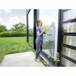 Kärcher WV 6 Plus - Aspiragocce, 300 m², 150ml Serbotio Acqua Sporca, Flacone Spray e Panno Microfibra