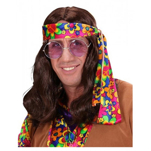 PARRUCCA HIPPIE DUDE castana - in sacchetto