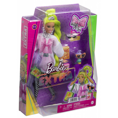 Barbie Neongroen Haar