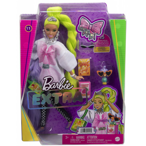 Barbie Neongroen Haar