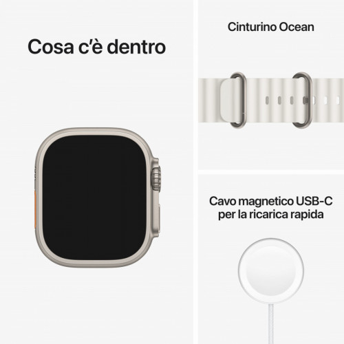 Apple Watch Ultra GPS + Cellular, 49mm Cassa in...